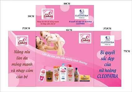 Quầy kệ nhựa bán hàng